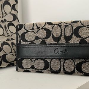 Coach bag, wallet and shoes